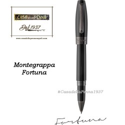 MONTEGRAPPA Fortuna Rutenio e Nero penna sfera - roller - stilo