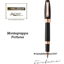 MONTEGRAPPA Fortuna Oro Rosa e Nero penna sfera - roller - stilo 
