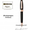 MONTEGRAPPA Fortuna Oro Rosa e Nero penna sfera - roller - stilo 