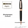 MONTEGRAPPA Fortuna Oro Rosa e Nero penna sfera - roller - stilo 