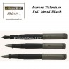 AURORA Talentum Full Metal Black - penna sfera - roller - stilografica 