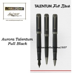 AURORA Talentum Full Black - penna sfera - roller - stilografica 