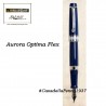 AURORA Optima Flex BLU - penna stilografica pennino flessibile - edizone limitata  