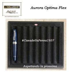 AURORA Optima Flex BLU - penna stilografica pennino flessibile - edizone limitata  