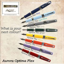 AURORA Optima Flex Grey - penna stilografica edizione limitata