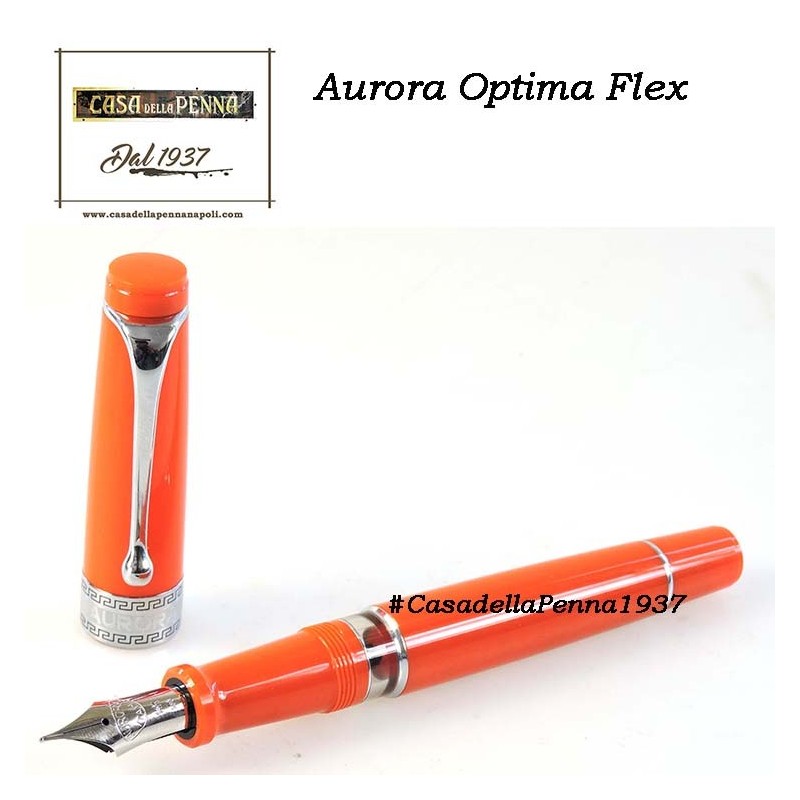 AURORA Optima Flex Orange - penna stilografica edizione limitata