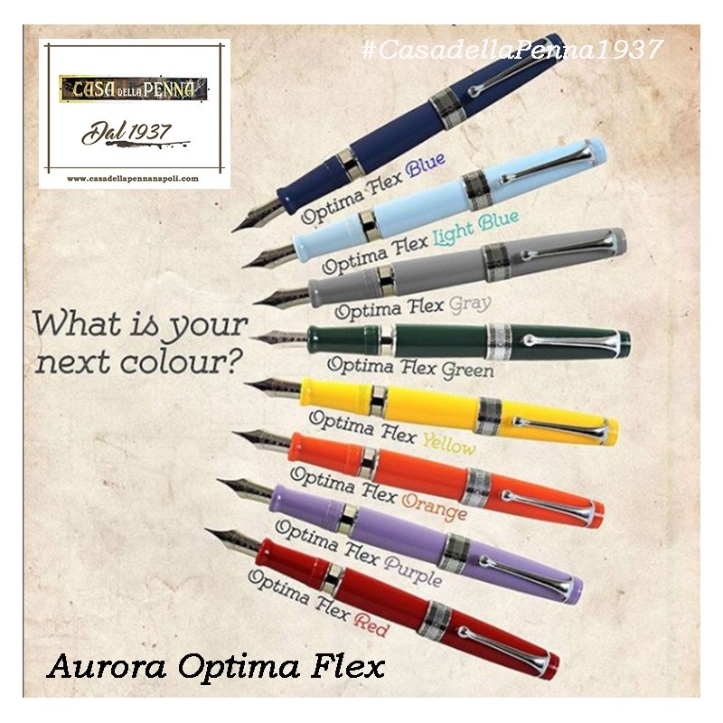 AURORA Optima Flex Red - penna stilografica edizione limitata