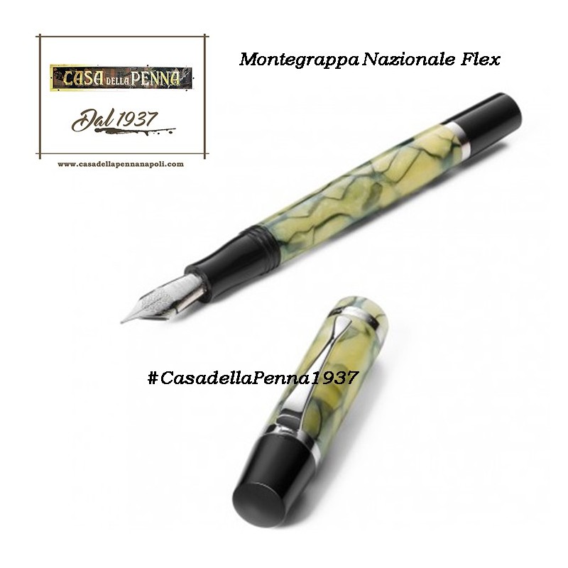 MONTEGRAPPA Nazionale Flex - penne stilografica pennino flessibile - Ultimo pezzo