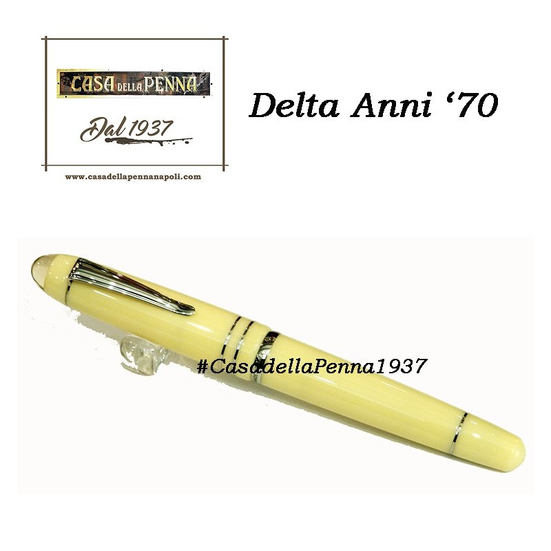 DELTA Anni '70 - Avorio - penna roller small