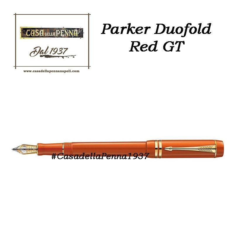 PARKER  Duofold Red GT - penna stilografica - ultimo pezzo - offerta 