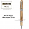 MONTEGRAPPA Fortuna Heartwood Ulivo - penna sfera/roller/stilografica + taccuino - Novità 