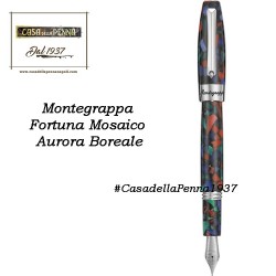 Montegrappa Fortuna Mosaico - Aurora Boreale - penna sfera/roller/stilografica