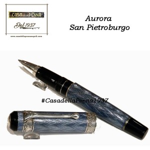 Aurora San Pietroburgo - penna roller - azzurra/rossa - ultimi pezzi 