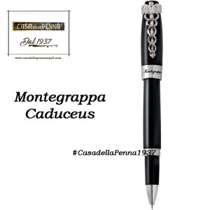 Montegrappa Fortuna Caduceus - Nera -  penna sfera/roller/stilografica 