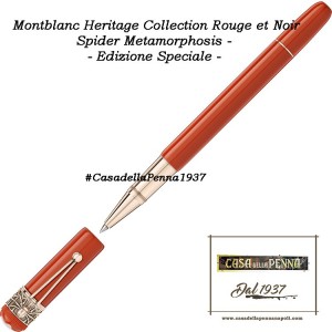 Montblanc Spider Metamorphosis - ROUGE - Heritage Collection Rouge et Noir - Edizione Speciale 