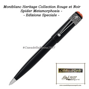 Montblanc Spider Metamorphosis - NOIR - Heritage Collection Rouge et Noir - Edizione Speciale 