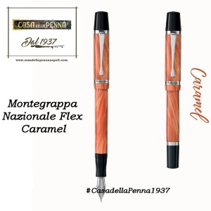 Montegrappa Nazionale Flex - Caramel - penna stilografica - edizione limitata 