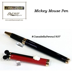 Disney Mickey Mouse - rosso e nero - penna roller/stilo 