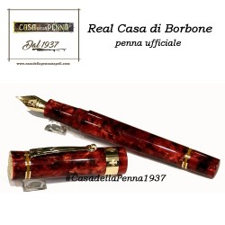 penna ufficiale della Real Casa di Borbone - Argenio - ROSSO