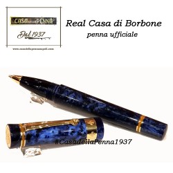 penna ufficiale della Real Casa di Borbone - Argenio - BLU