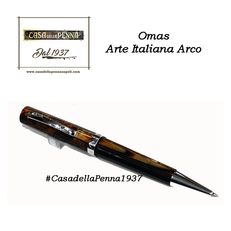 Omas Arte Italiana cellulide Arco brown - penna sfera 