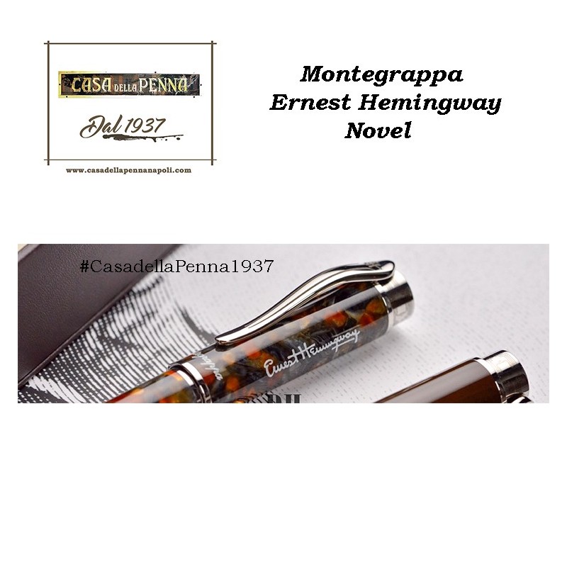Montegrappa Ernest Hemingway Novel - penna stilografica Grigio D'Ambra Montegrappa Ernest Hemingway Novel - penna stilografica Grigio D'Ambra