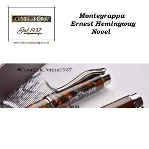 Montegrappa Ernest Hemingway Novel - penna stilografica Grigio D'Ambra