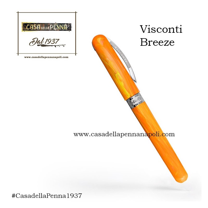 Visconti Breeze Mandarin - penna stilografica/penna roller Novità Visconti Breeze Mandarin - penna stilografica/penna roller Novità
