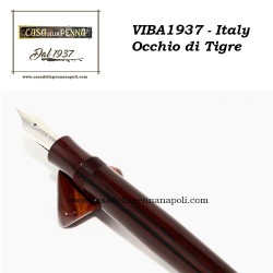 penna stilografica in ebanite - VIBA1937 Occhio Di Tigre 