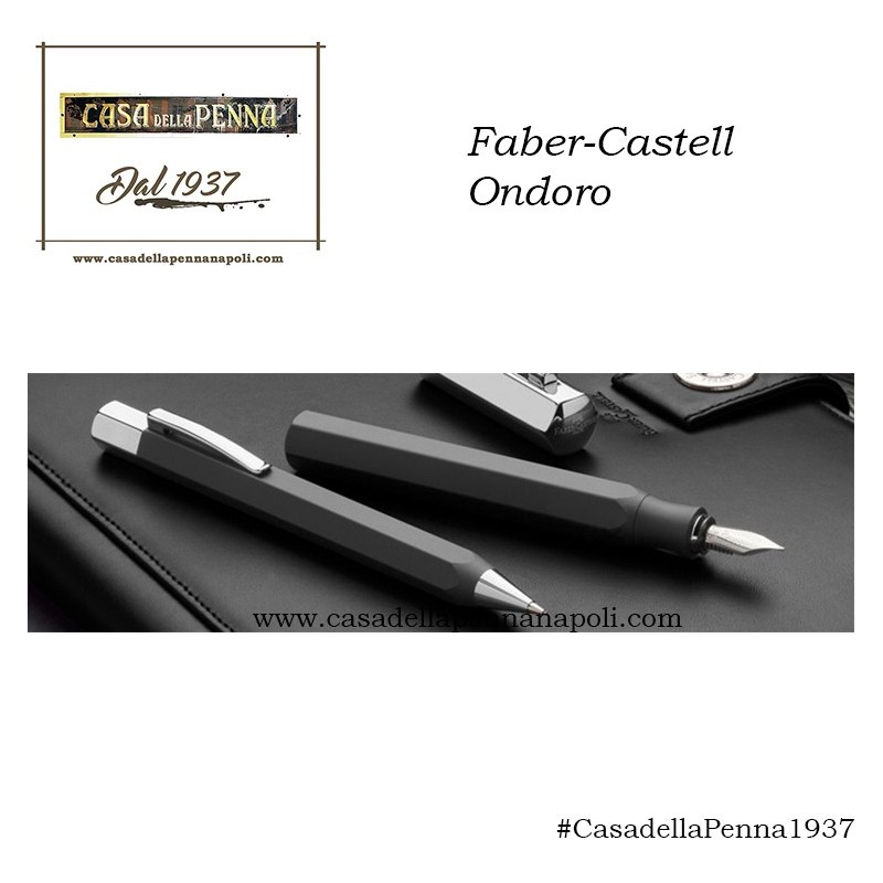 Faber-Castell Ondoro Nero - penna stilografica/roller/sfera in OFFERTA!