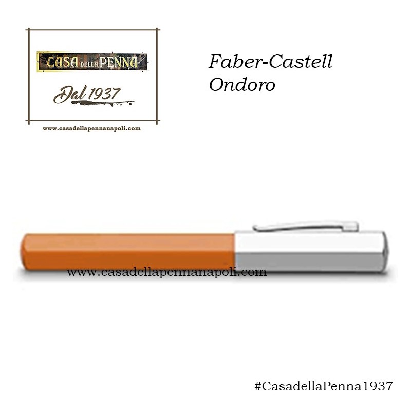 Faber-Castell Ondoro Arancione - penna stilografica/roller/sfera in OFFERTA!
