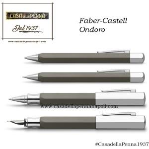 Faber-Castell Ondoro Tortora - penna stilografica/roller/sfera in OFFERTA!  