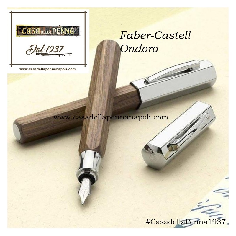 Faber-Castell Ondoro Smoked Oak - penna stilografica/roller/sfera in  OFFERTA!