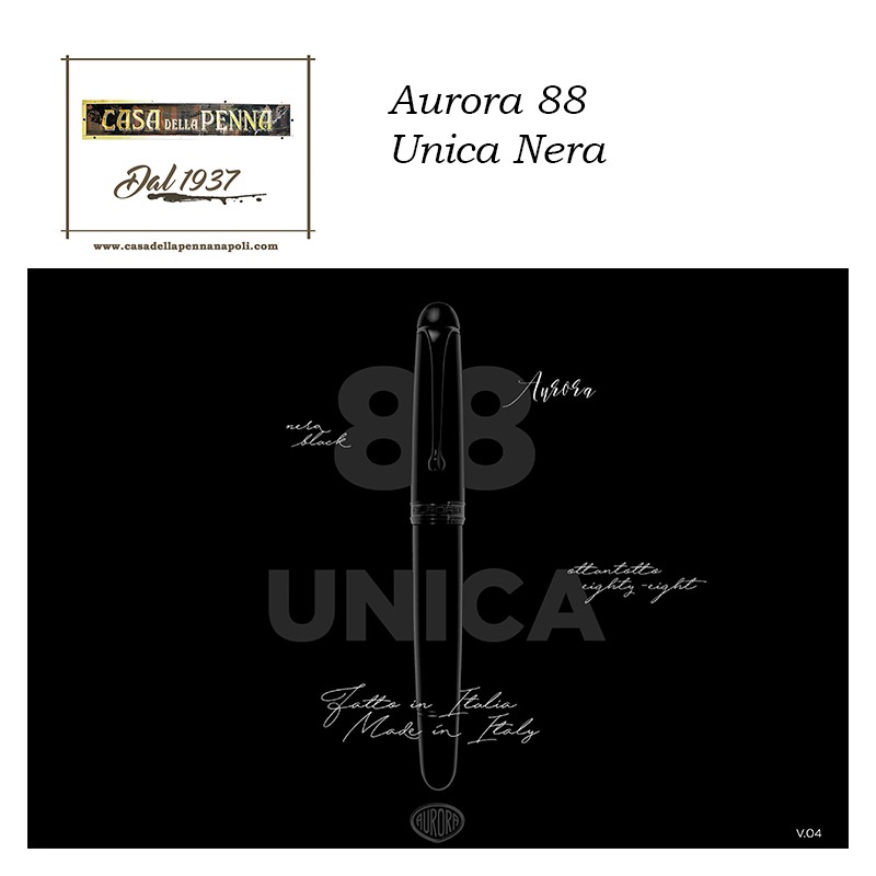 Aurora 88 Unica Nera - penna stilografica