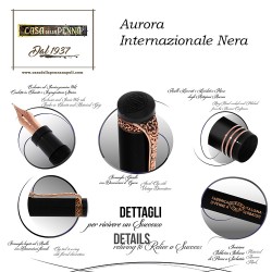 Aurora Internazionale Nera - penna stilografica