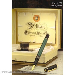 PELIKAN Classic 151 verde/nera - stilografica