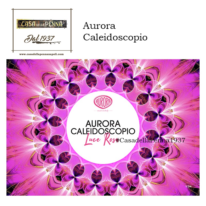 Aurora Caleidoscopio Luce Rosa penna stilografica e penna sfera