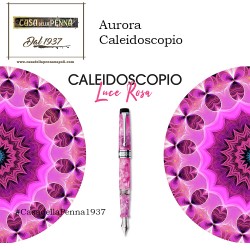 Aurora Caleidoscopio Luce Rosa penna stilografica e penna sfera