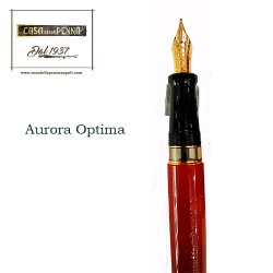 Aurora Optima penna stilografica bordeaux