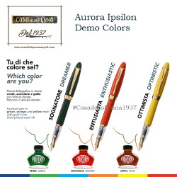 Aurora Ipsilon Demo Colors - penna stilografica