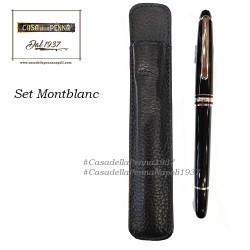 Set Montblanc Meisterstuck platinum roller + foderino