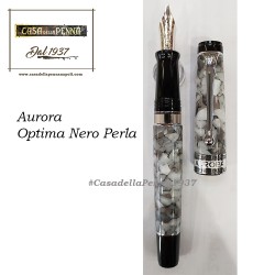 Aurora Optima Nero Perla penna stilografica