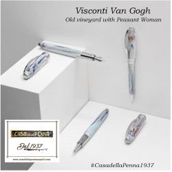 Visconti Van Gogh "Old vineyard with Peasant Woman" pen