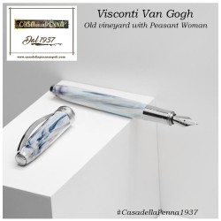 Visconti Van Gogh "Old vineyard with Peasant Woman" pen