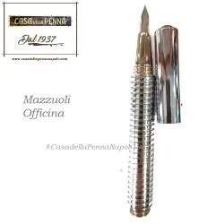 Godrone Chrome - penna stilografica "Officina" Giuliano Mazzuoli