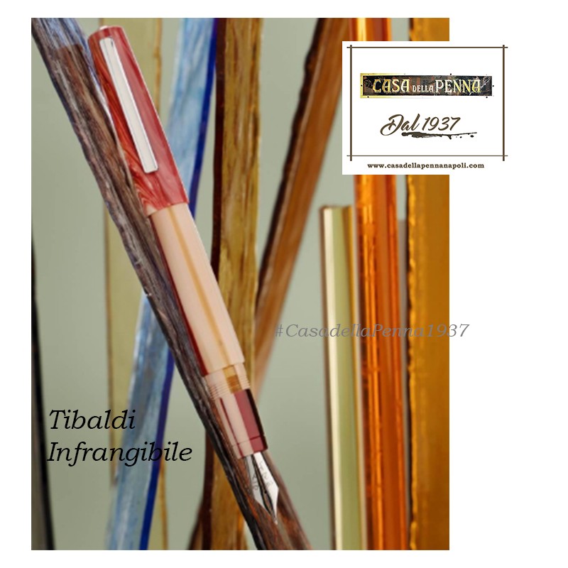 penna Tibaldi INFRANGIBILE - rosso ruggine