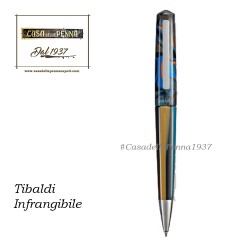 penna Tibaldi INFRANGIBILE - blu pavone