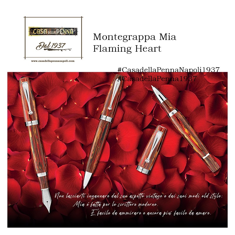 Montegrappa MIA Flaming Heart - open edition - penna stilografica o sfera