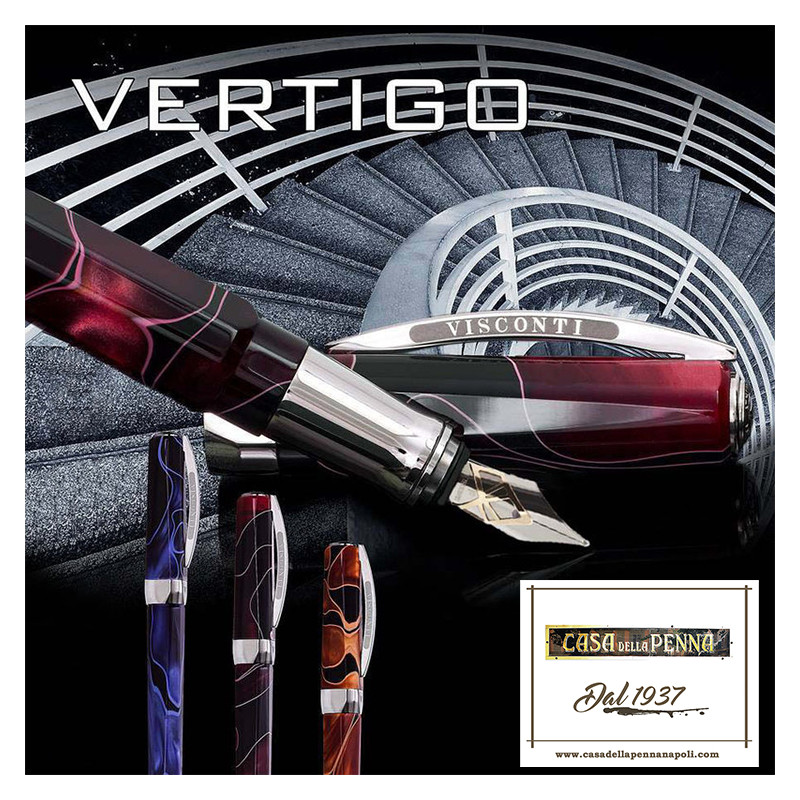 Visconti Vertigo arancio e nero