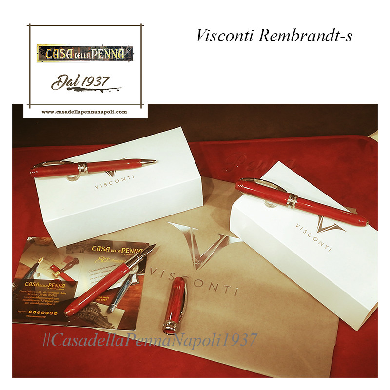 Visconti Rembrandt-s bordeaux pen collection